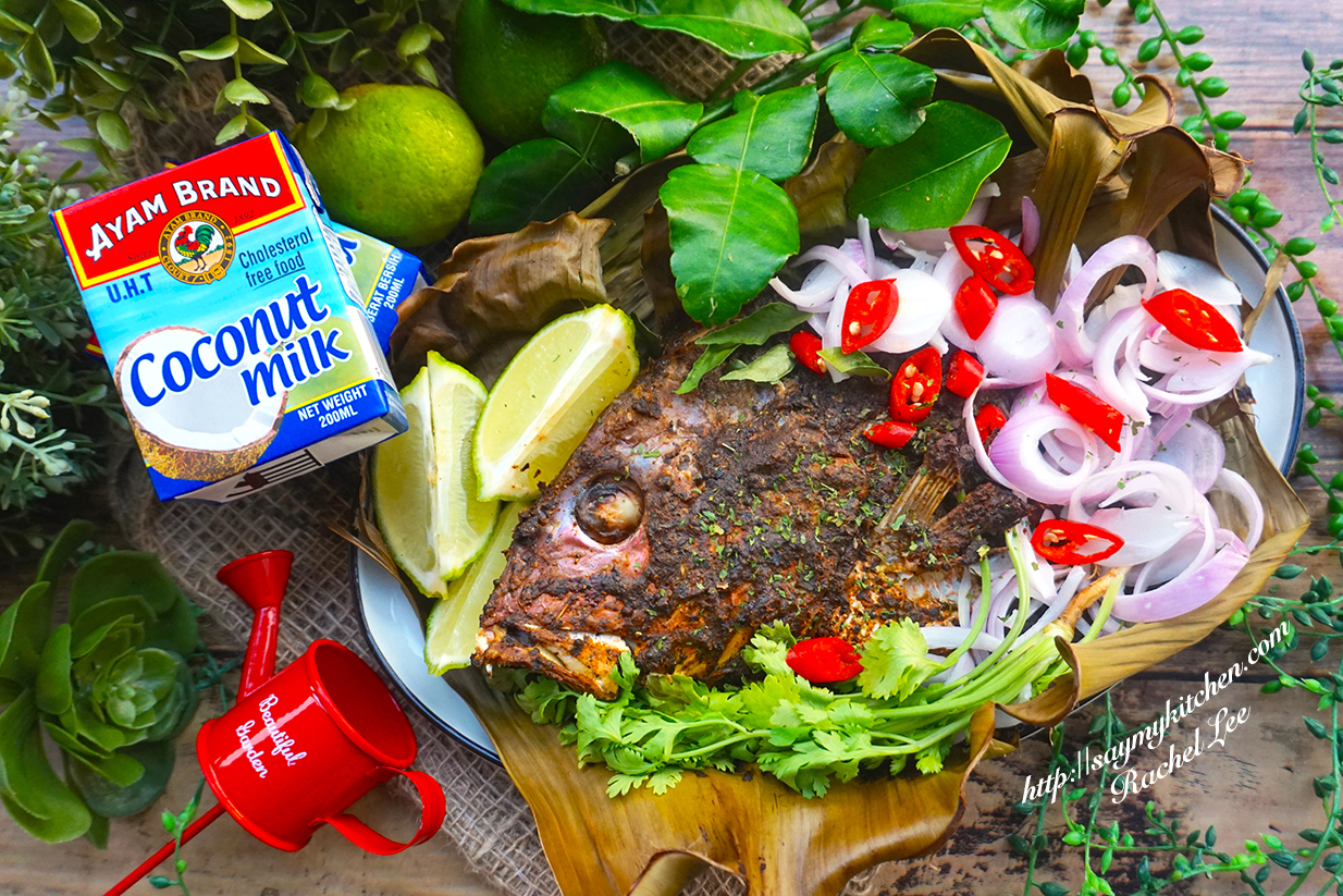 Say My Kitchen Oven Grilled Coconut Milk & Lime Masala Fish Head