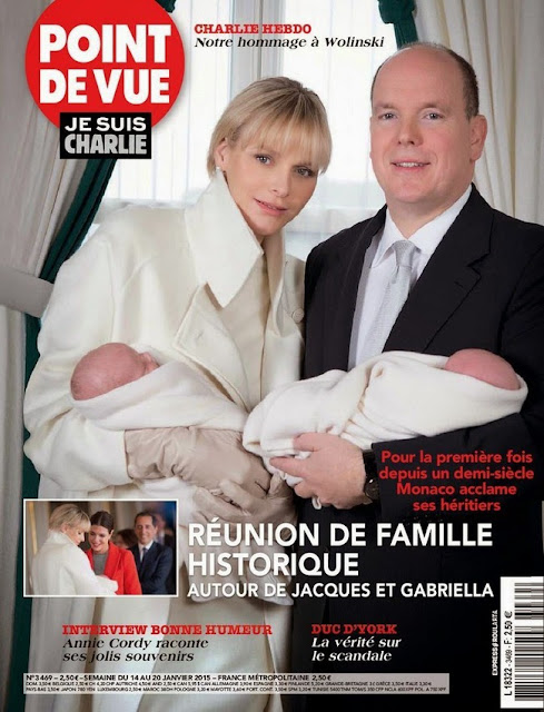 Prince Albert of Monaco and Princess Charlene newborn twins Jacques and Gabrielle