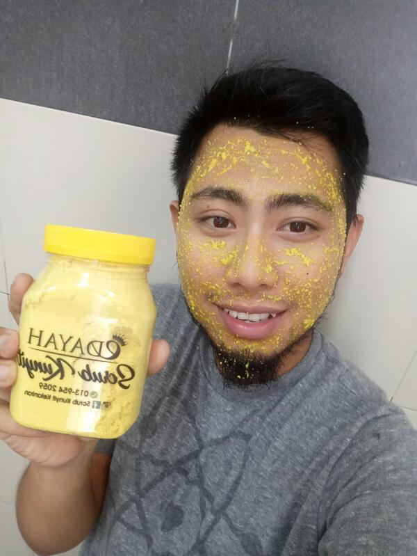 selesaikan masalah kulit dengan scrub kunyit edayah along misuari selesaikan masalah kulit dengan scrub kunyit edayah along misuari