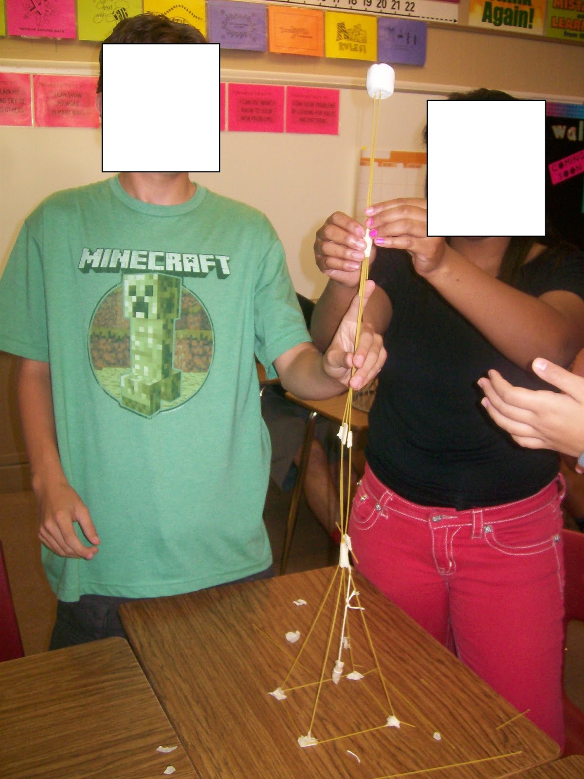 Math = Love First Annual Marshmallow Challenge