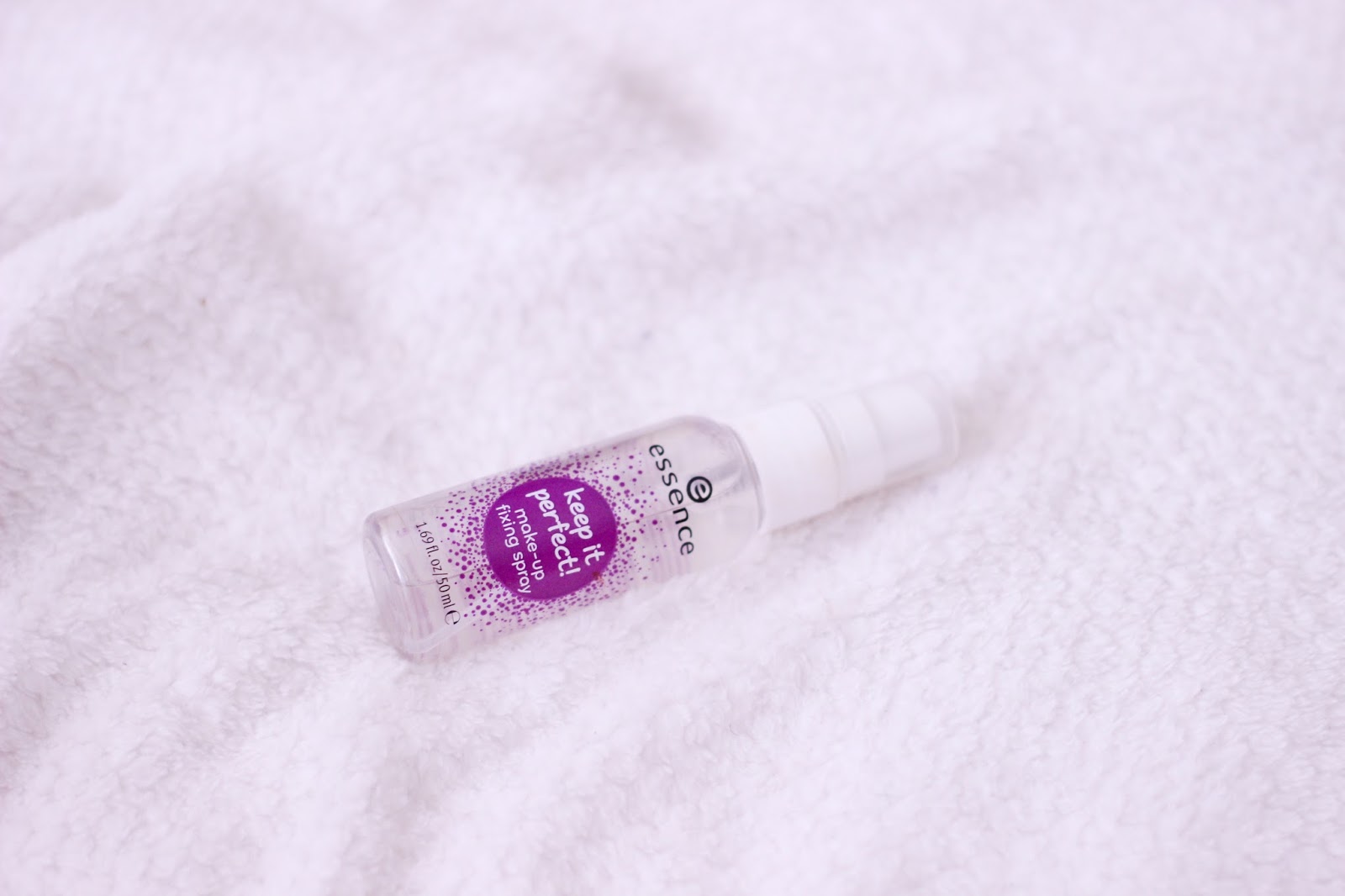 Essence Keep it perfect makeup fixing spray review simply stacey