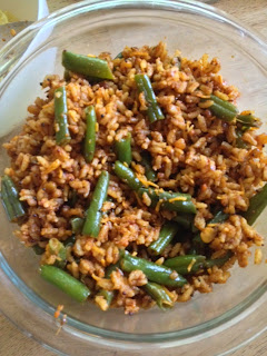 Hurlikayi Bhath / Green Beans Masala Rice