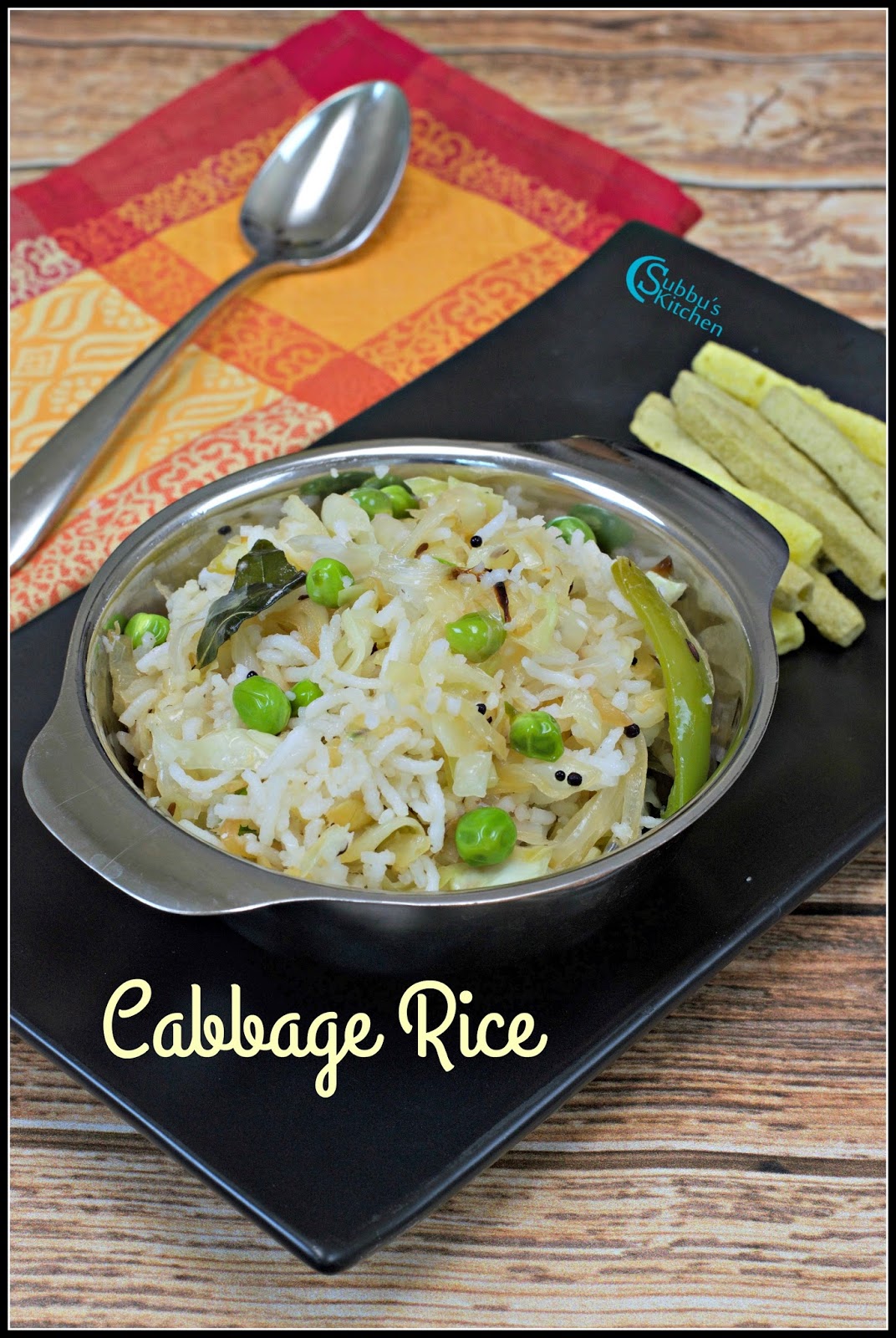 Cabbage Rice Recipe Kids Lunch Box Dishes Subbus Kitchen