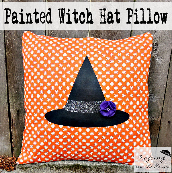 Witch Hat Pillow by Crafting in the Rain