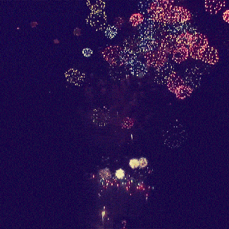 Happy New Year GIF, Animated 3D Glitters