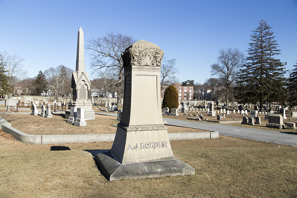 North American Cemeteries Lizzie Borden and family in Oak Grove