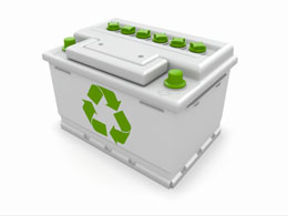 Recyclage de batterie de voiture