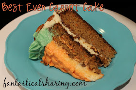 Best Ever Carrot Cake | This carrot cake is moist and fluffy making it the BEST EVER!! #recipe #cake #carrotcake #SundaySupper #dessert #easter #spring