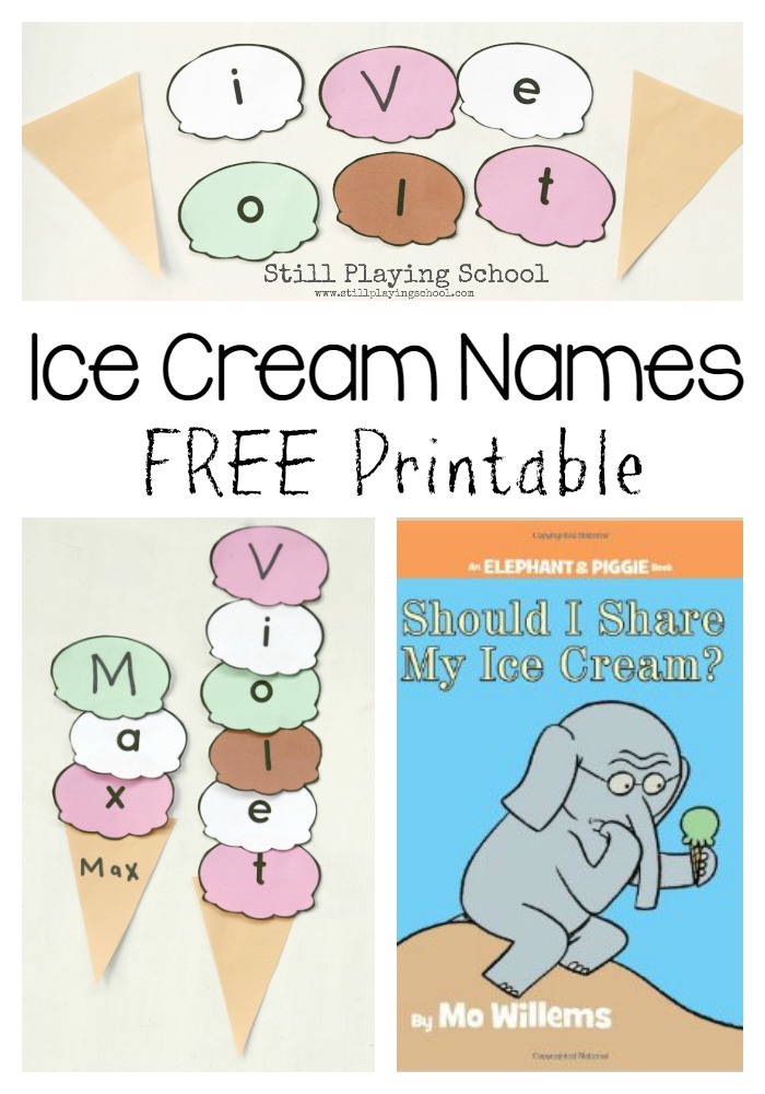 Ice Cream Name Spelling Puzzles For Kids Still Playing School Ice Cream Name Spelling Puzzles For Kids Still Playing School