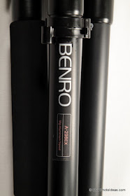 Benro A-298EX brand/model sticker detail