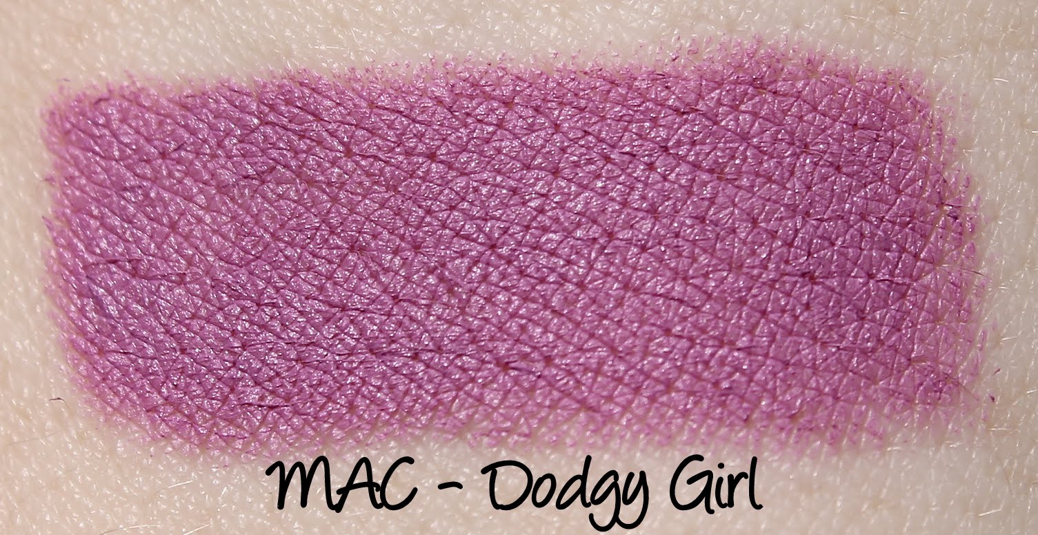 MAC Dodgy Girl Lipstick Swatches & Review