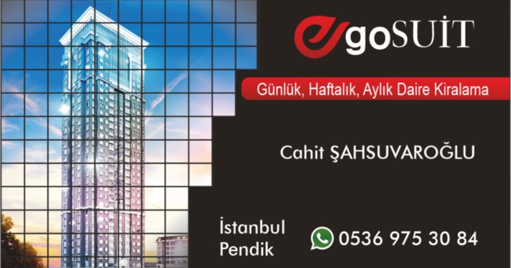 CANMAT BASIM Günlük Kiralık Ev İçin kartvizit Örnek Çalışma