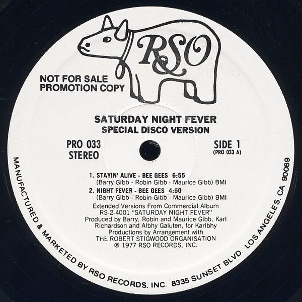 Disco Club: Bee Gees - Stayin' Alive (Special Disco Version) 1977
