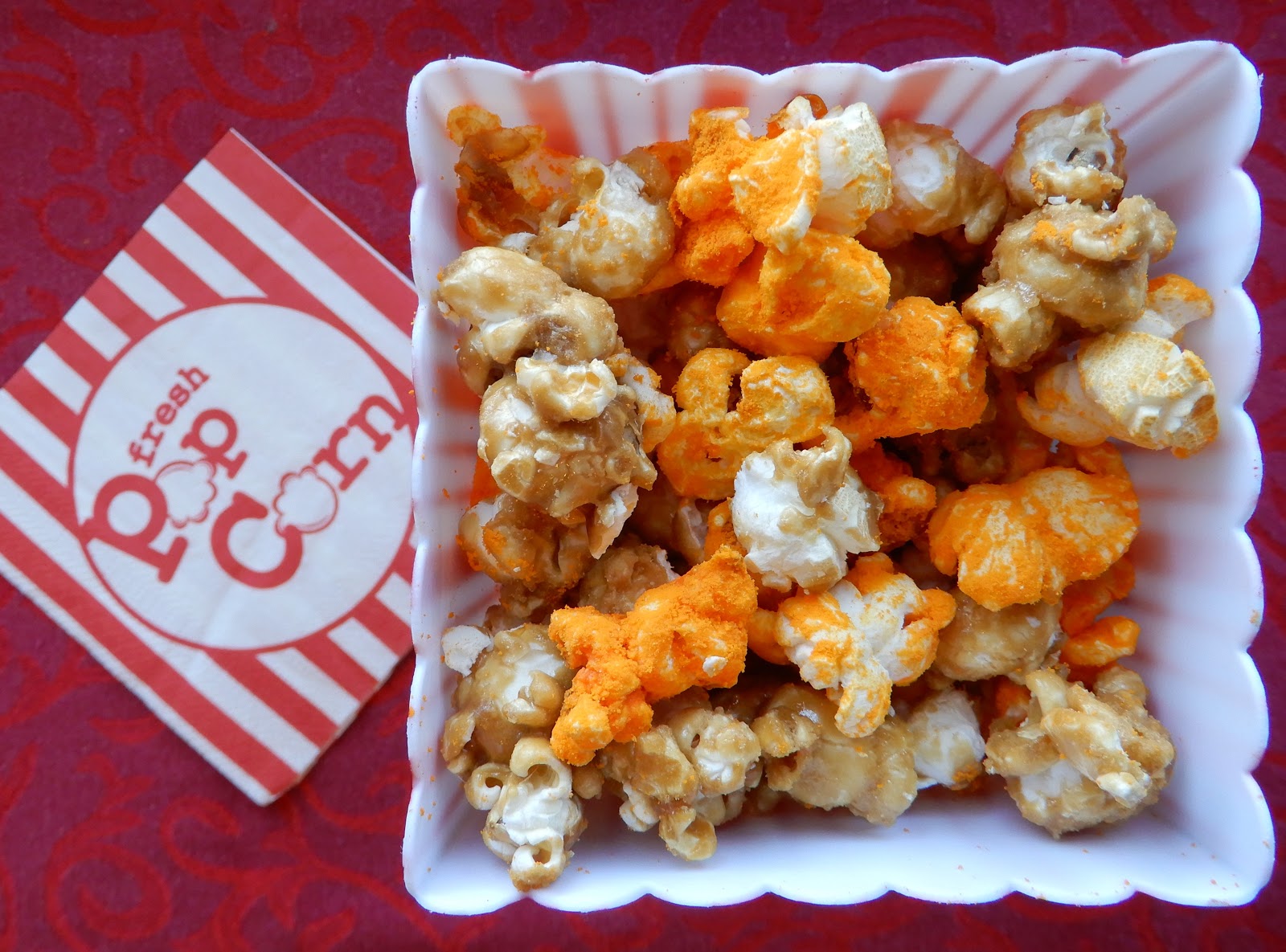 Kim's County Line Cheese Popcorn A New Year's Eve Snack