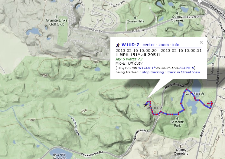 ceMental Great day for snowshoeing the Blue Hills