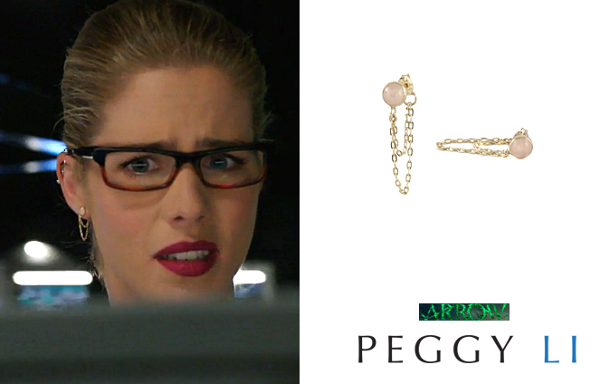 Emily Bett Rickards earrings Felicity Smoak