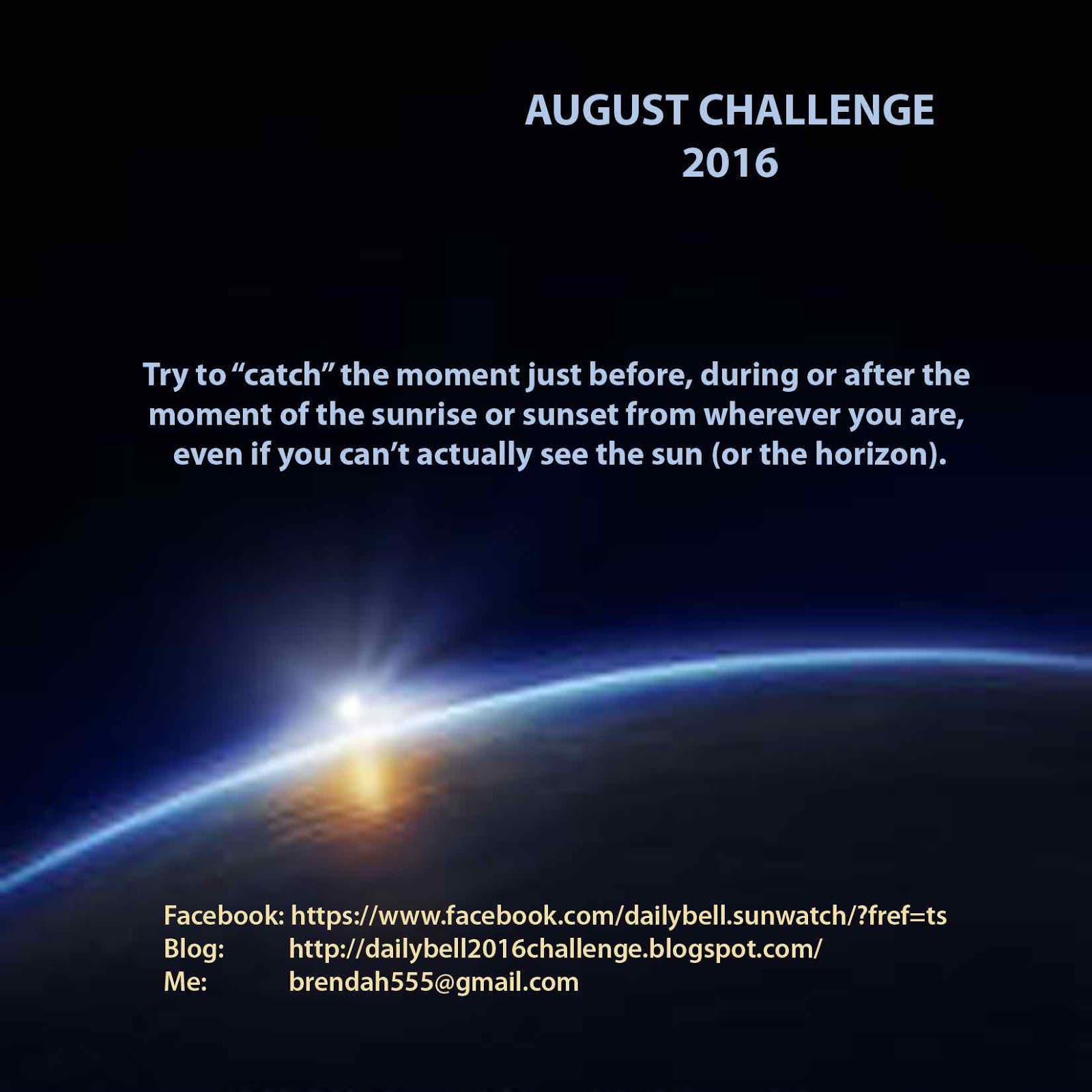 AUGUST Challenge 2016