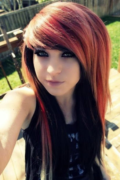 cute stylish emo hairstyles