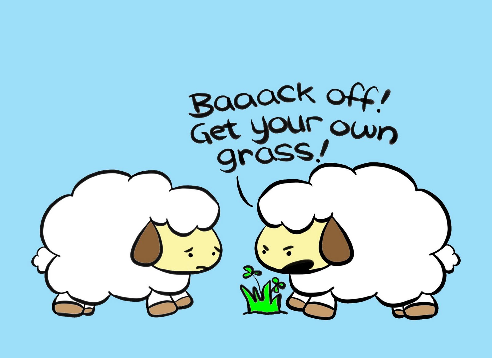 Kwok's Kreations: Angry Sheep