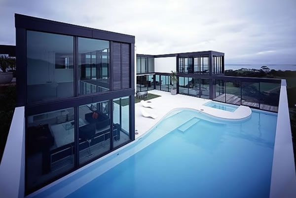 Modern House Design & Architecture Exterior - Pool | Home Decor 2012