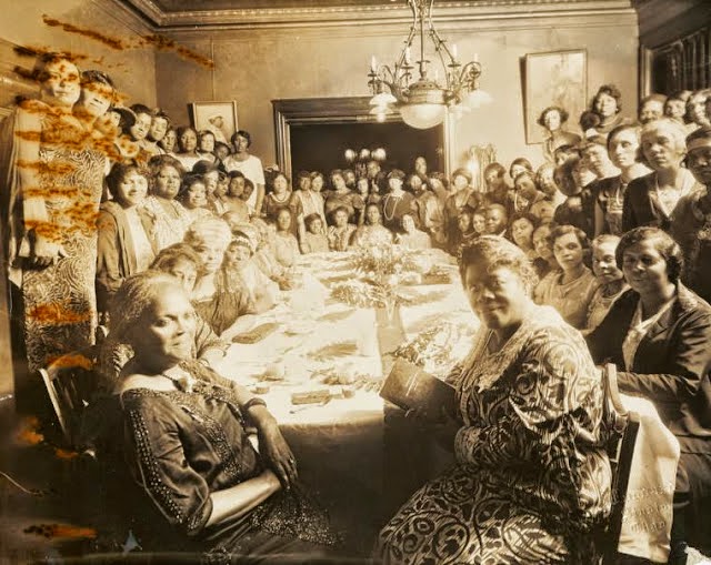 Mary McLeod Bethune, Ida B. Wells, Nannie Helen Burroughs and others at a Baptist Women's gathering in Chicago