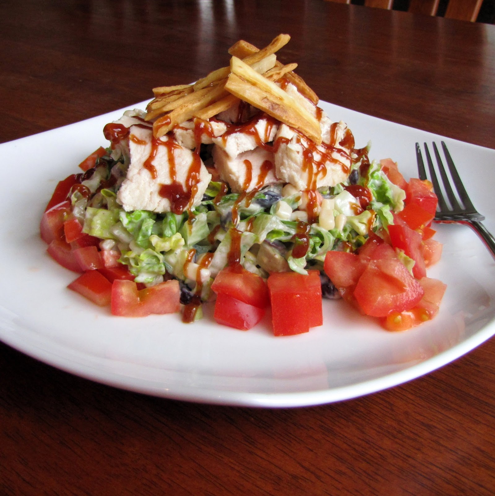 Rumbly in my Tumbly Claim Jumper's BBQ Chicken Salad