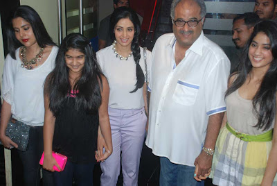 Sridevi with family