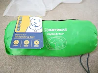highland dog camping bed in stuff sack