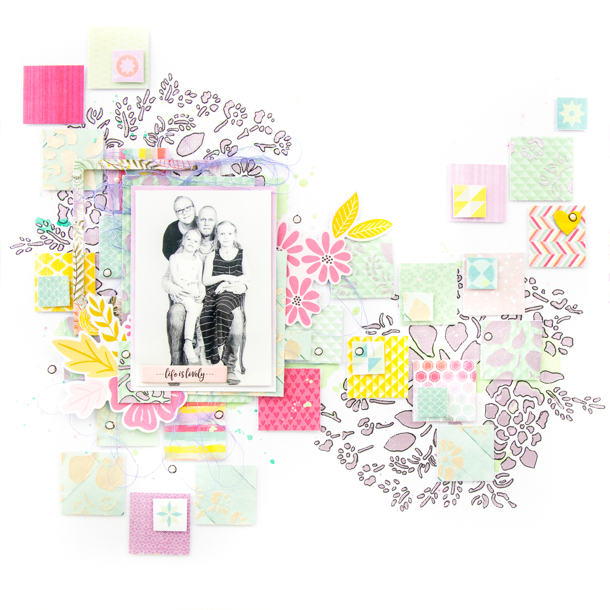 Scrapbook & Cards Today Life is Lovely Terhi Koskinen