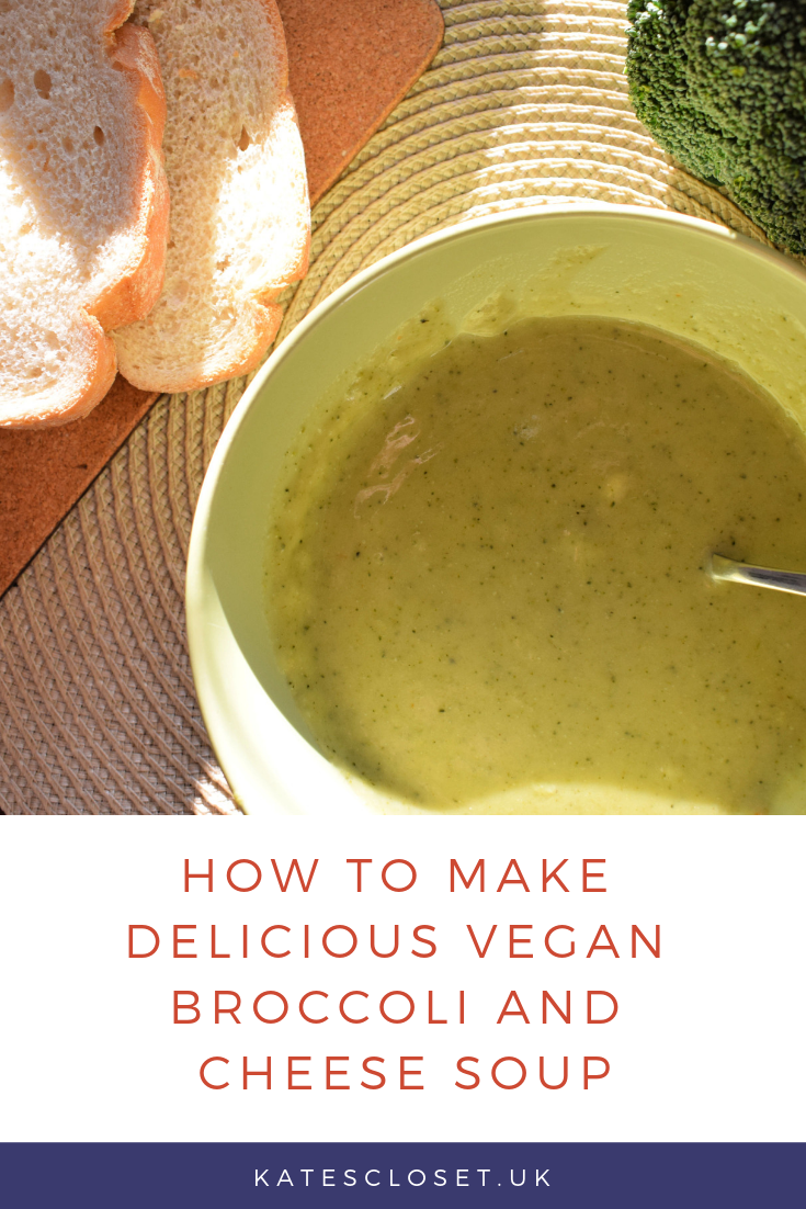 Delicious Vegan Broccoli and Cheese soup recipe