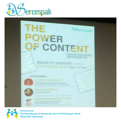 The Power Of Content: Komitmen Blogger Bergerak Bersama Serempak Indonesia