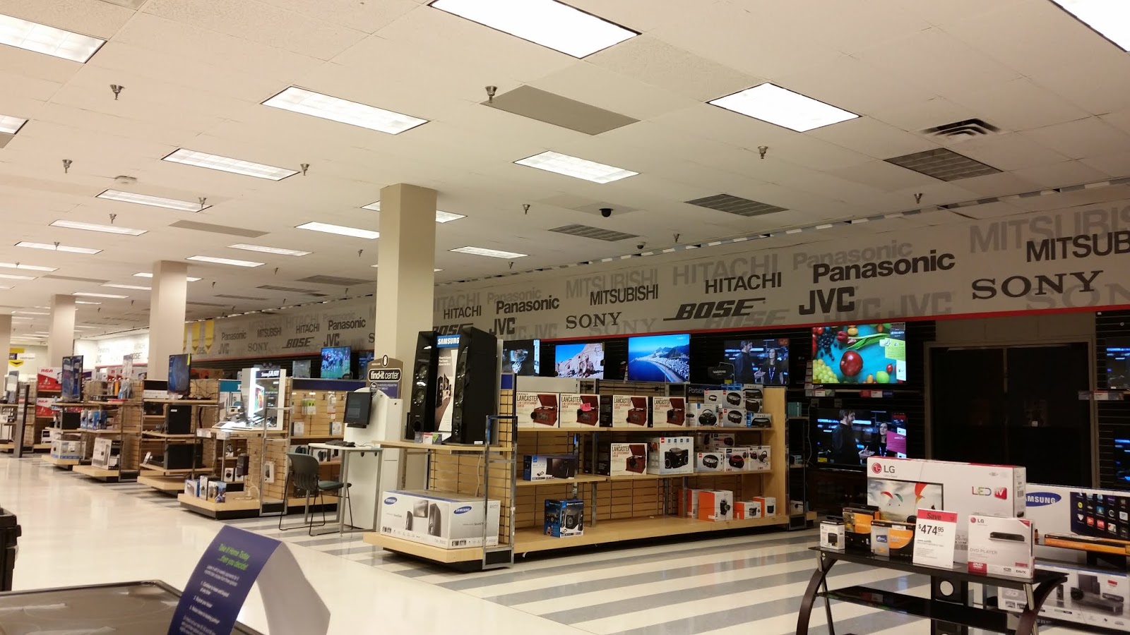 The Louisiana and Texas Retail Blogspot Sears electronics departments
