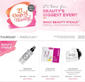 Ulta 21 Days Of Beauty Deals Of The Day 50% OFF Coupon Sale 2016