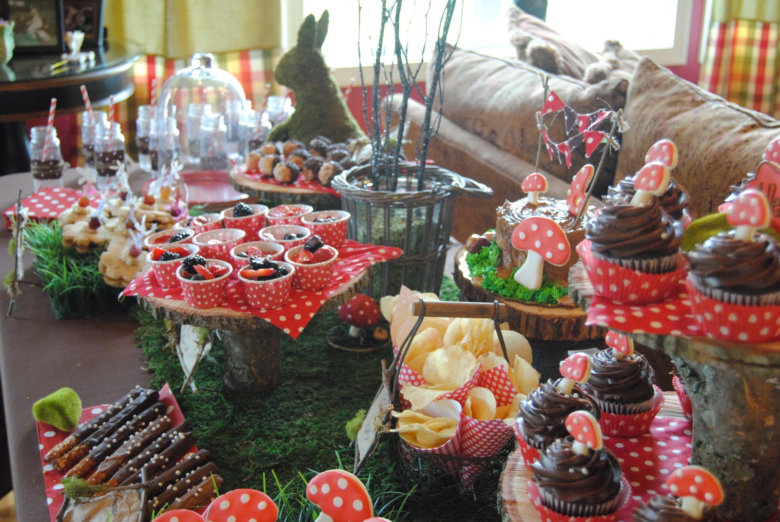 Pink Lemons and Kitchen Whimsy Adler's Woodland Fairy Party