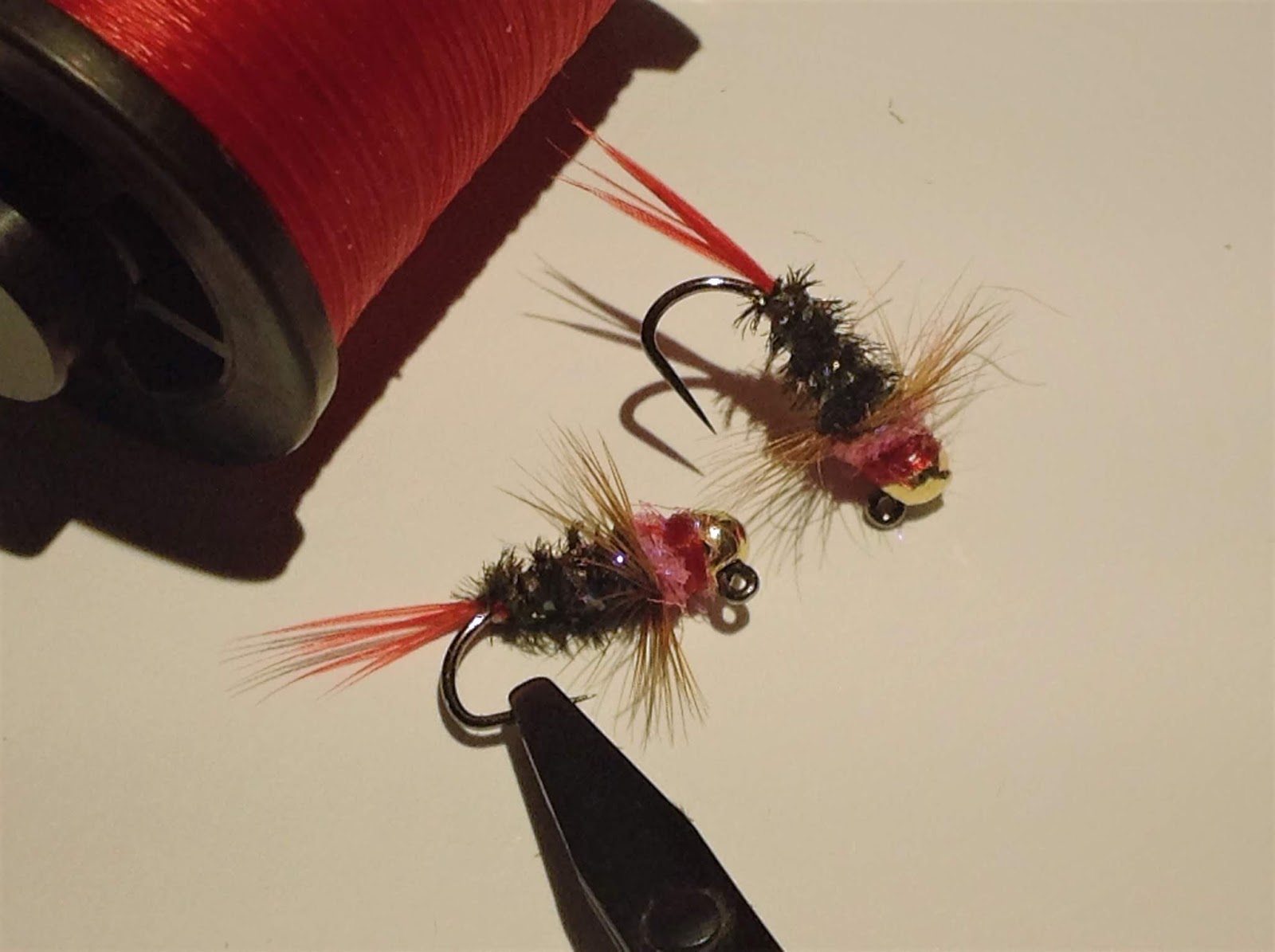 14 on Jig Hook Tungsten UV CDC Micro Wooly Buggers Euro Nymhing sz 8