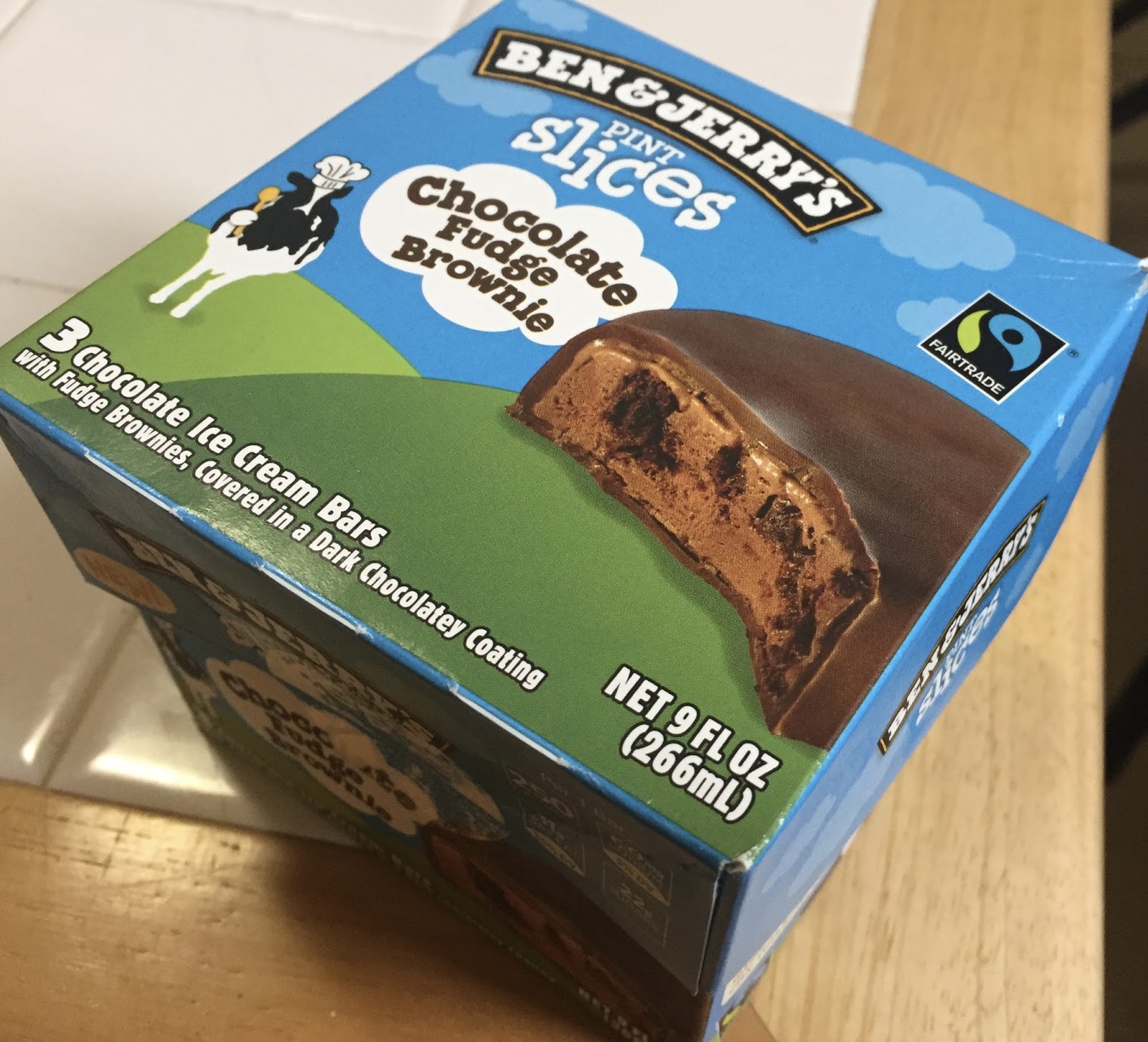 Ben and Jerry's Pint Slices Chocolate Fudge Brownie and Americone DReam