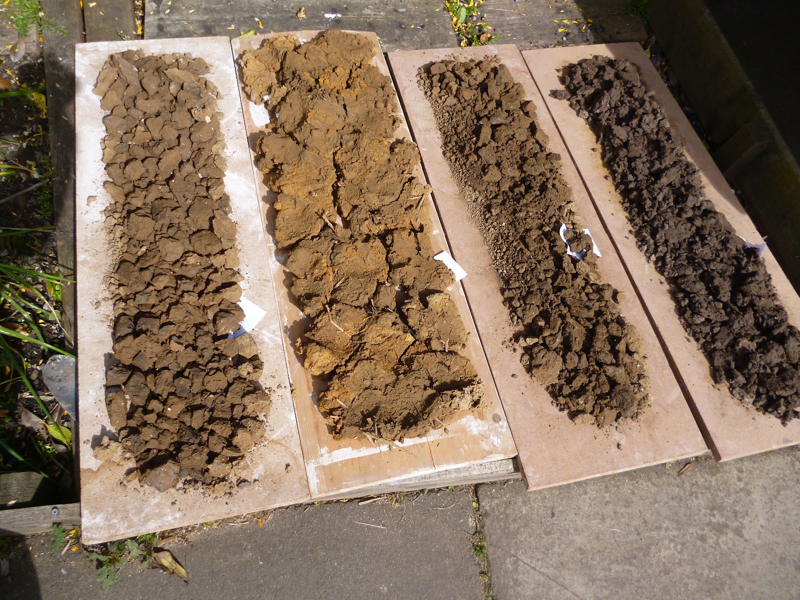 Made From Fife Clay drying and slaking