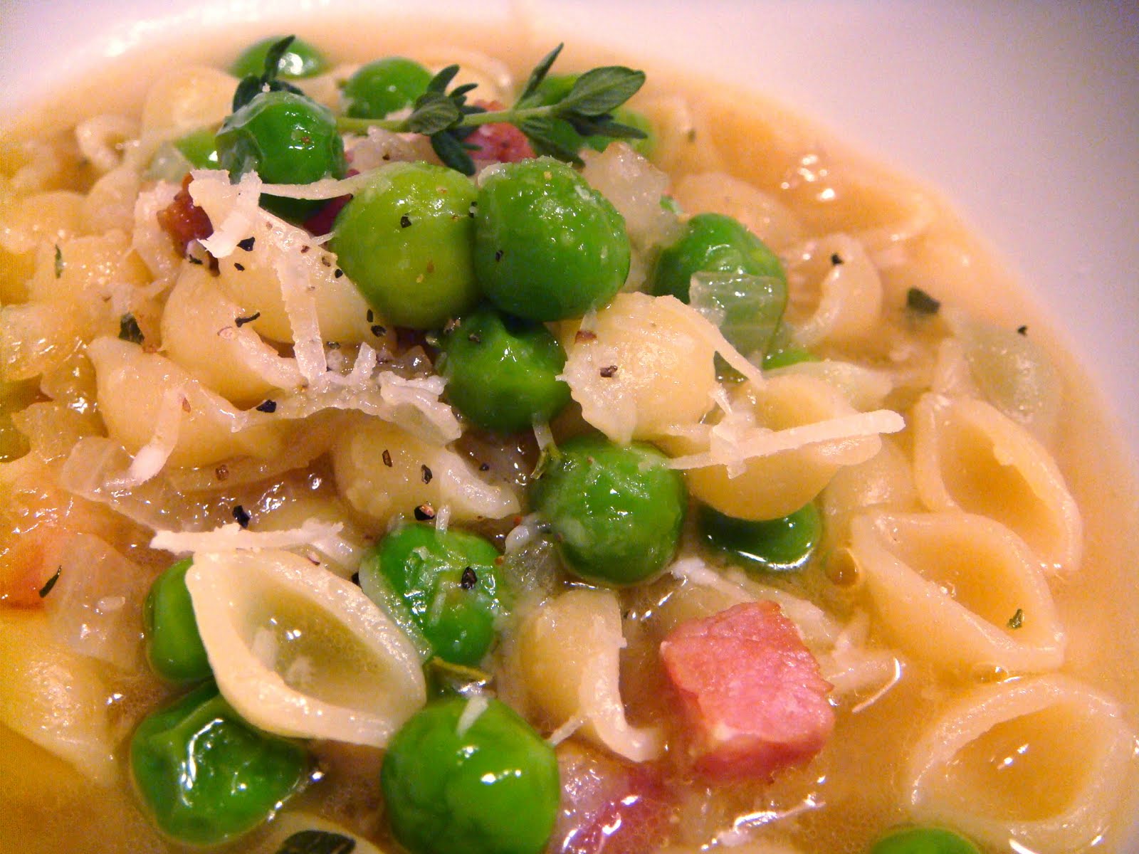 Delicious Dishings Minestra Di Pasta E Piselli