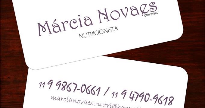cartão de visita nutricionista impressos caucaia