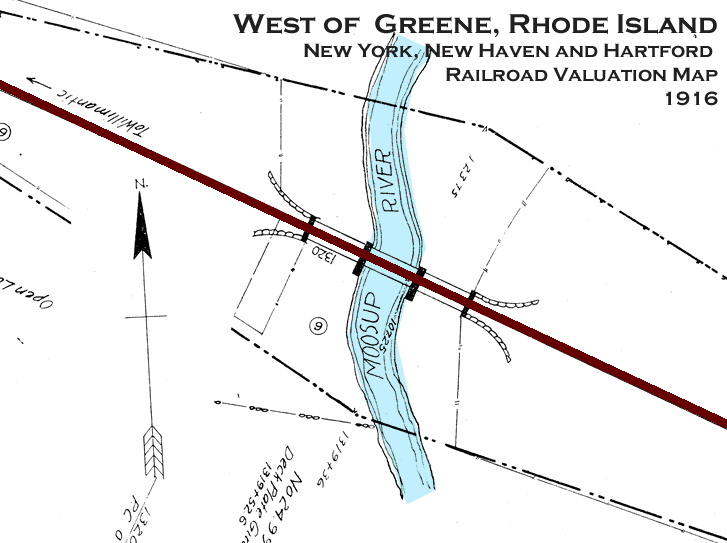 Rich's PedalPoint Railroad Valuation Maps Trestle Trail, RI
