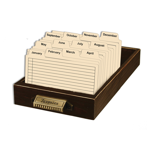 Easy Card And Correspondence Storage Midwestern Girl