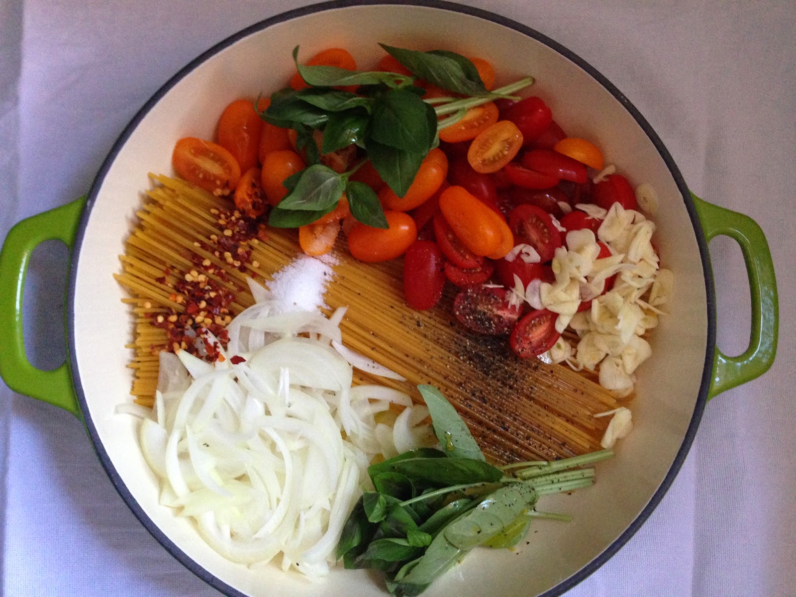 Martha Stewart's one-pan-pasta 