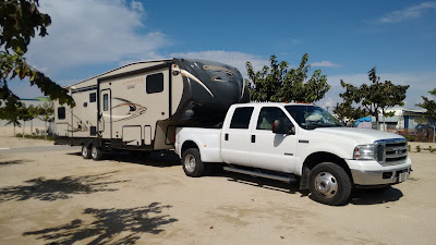 5th wheel delivered in Spain