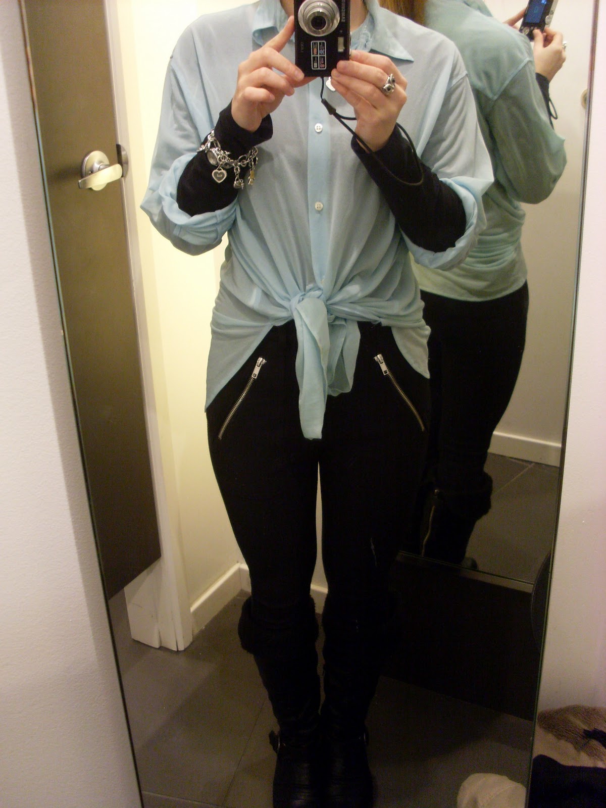 Lenas Wunderwelt 2 Outfits mit der schwarzen H&M Leggings/Hose P