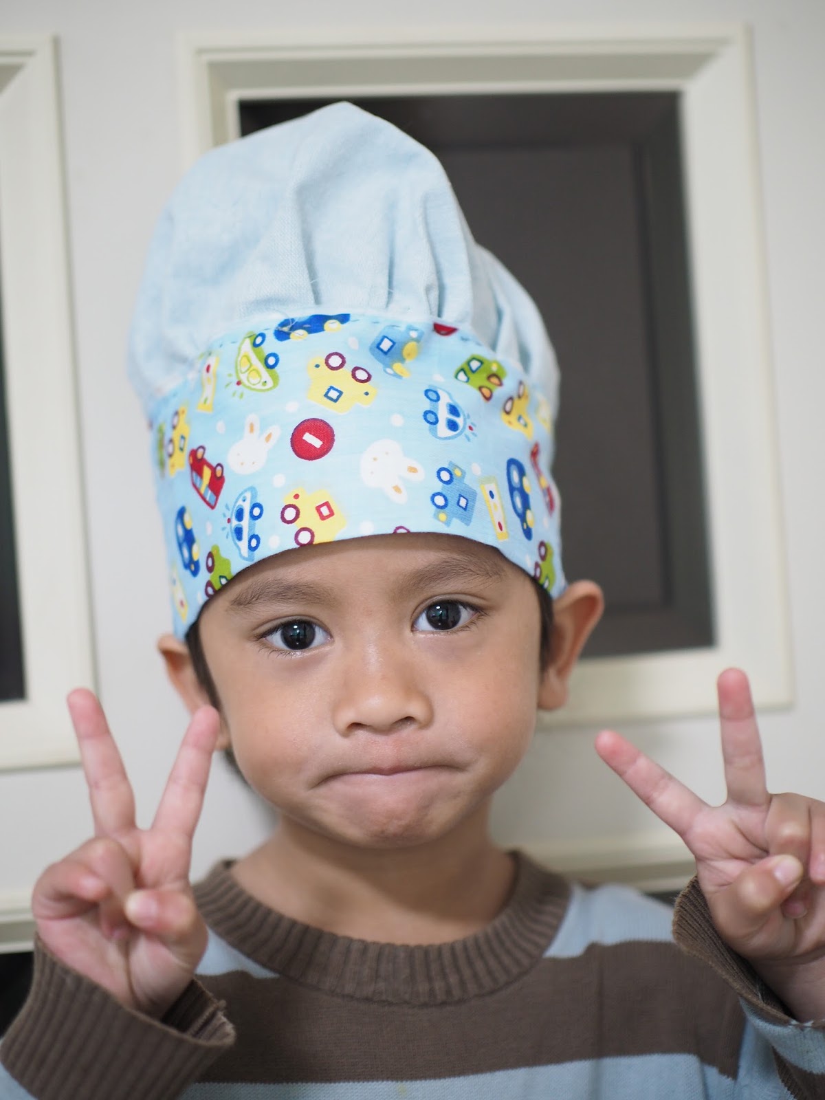 nanyfadhly DIY Cara Membuat Topi Chef Untuk Kanakkanak