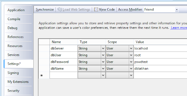 Other users settings. Other users settings