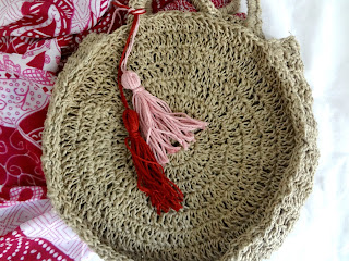 Crochet Round Hemp Bag