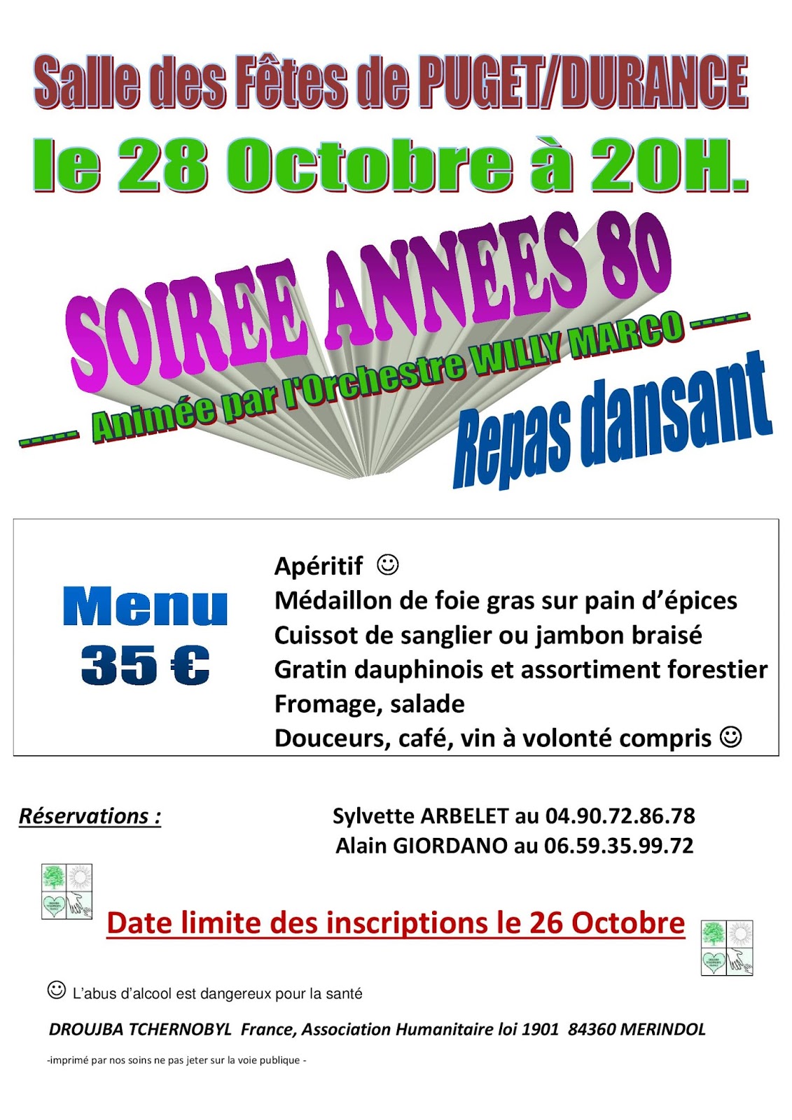 Le Grand Mémo: Soirée années 80