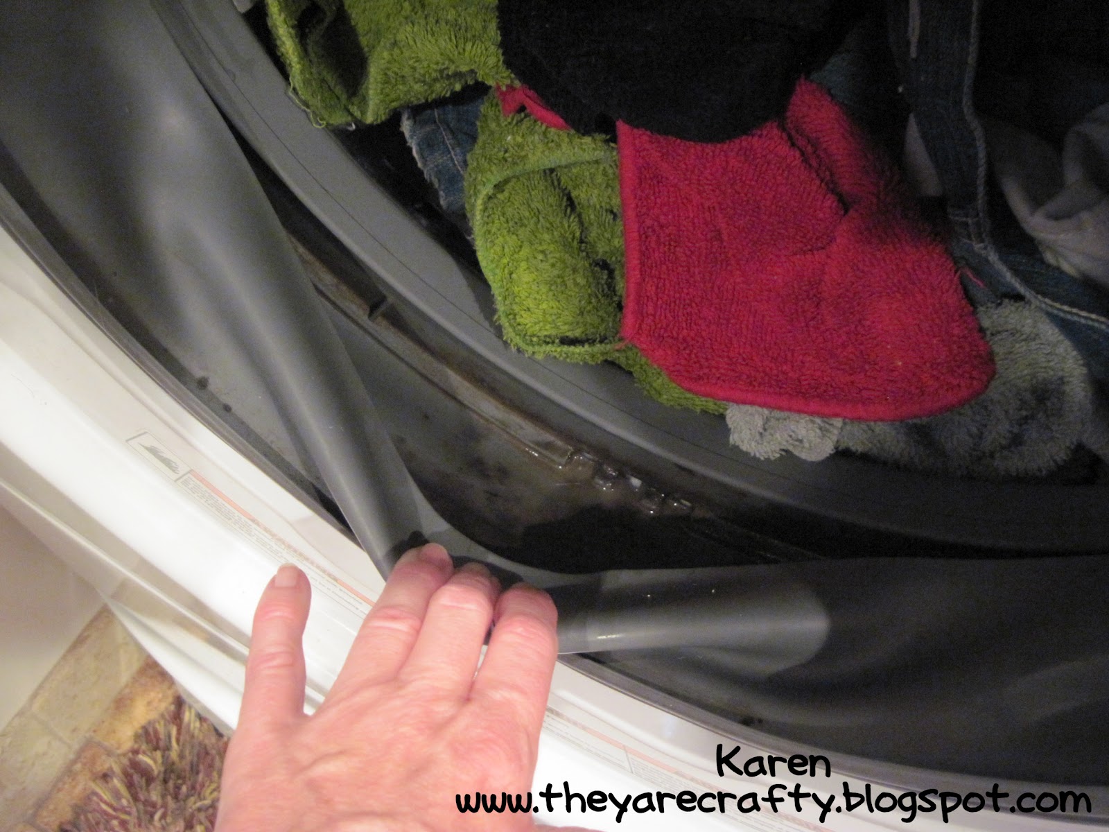 They Are Crafty How to clean a Front Loading HE Washer