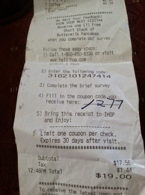 Getting It Right...Occasionally: The Pancakes/Coupons Fiasco